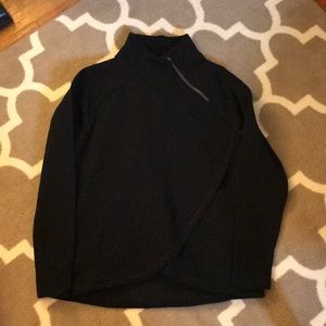 Black fleece tulip hem sweatshirt- RBX Active
